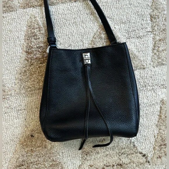 Rebecca minkoff leather crossbody purse - Picture 1 of 9